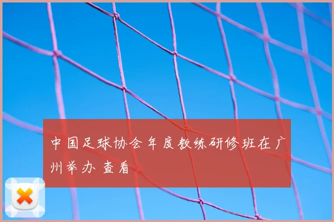 中国足球协会年度教练研修班在广州举办 查看